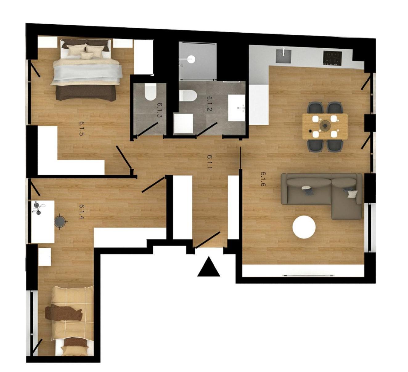 Residence Soukenicka Prag Zimmer foto